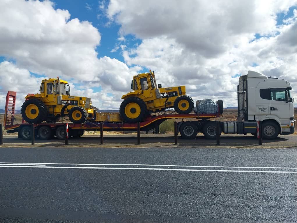 Heavy road freight transported across Southern Africa